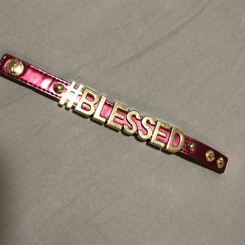 BCBG #BLESSED wrap bracelet
